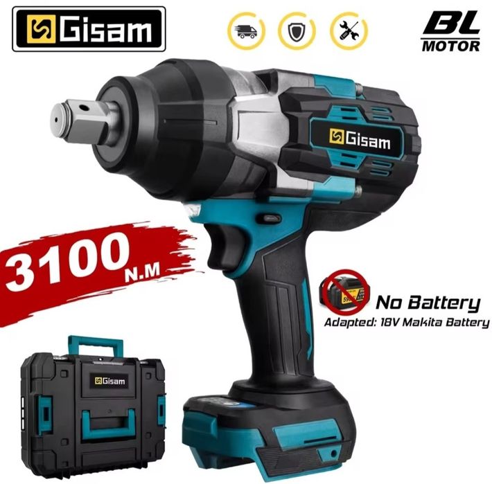 Гайковерт GISAM 3100Nm, захващане 3/4'.