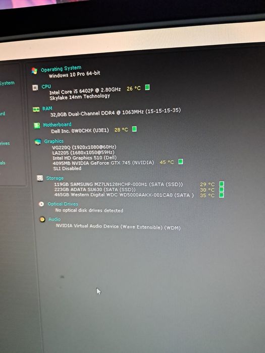 Vand Dell optilex 3050