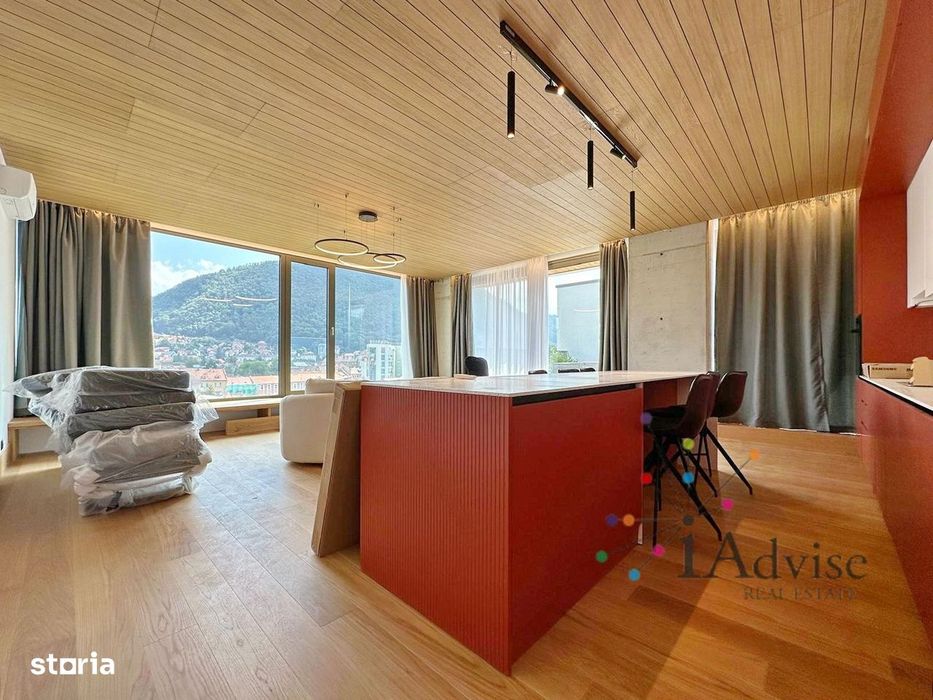 Penthouse de închiriat – Centru Brașov, vedere directă spre Tâmpa — fotografia 2