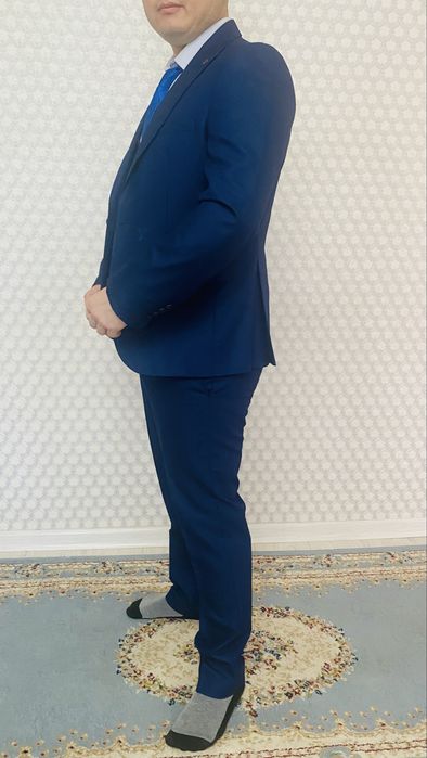 Костюм, брюки, жакет, галстук