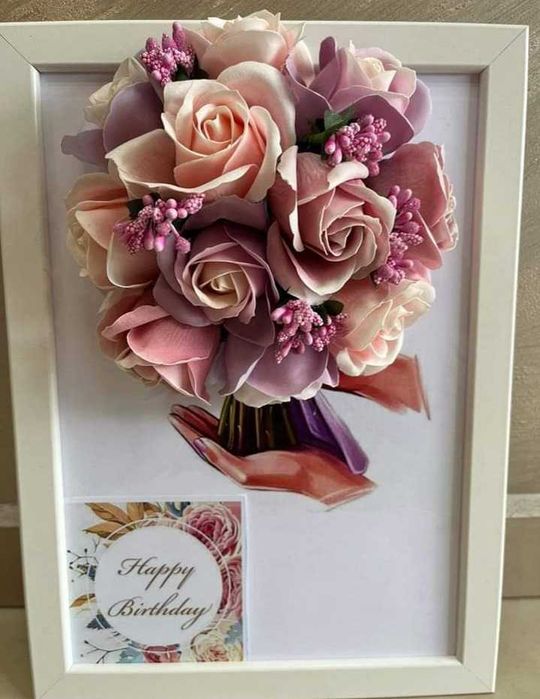 Изработка на пана от цветя и скандинавски мъх и други изделия по избор