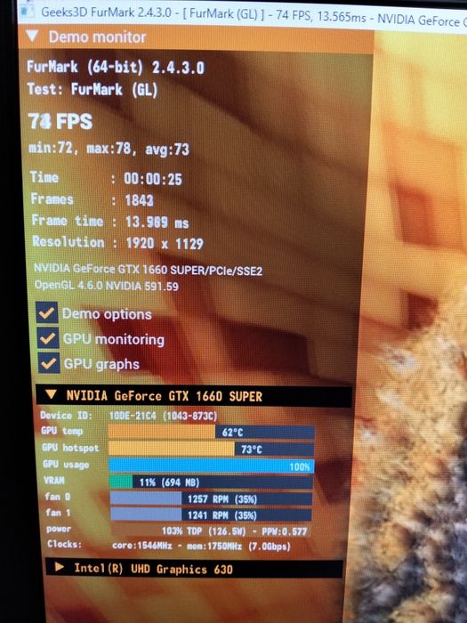 ПК 1660super, SSD1TB, Озу 16