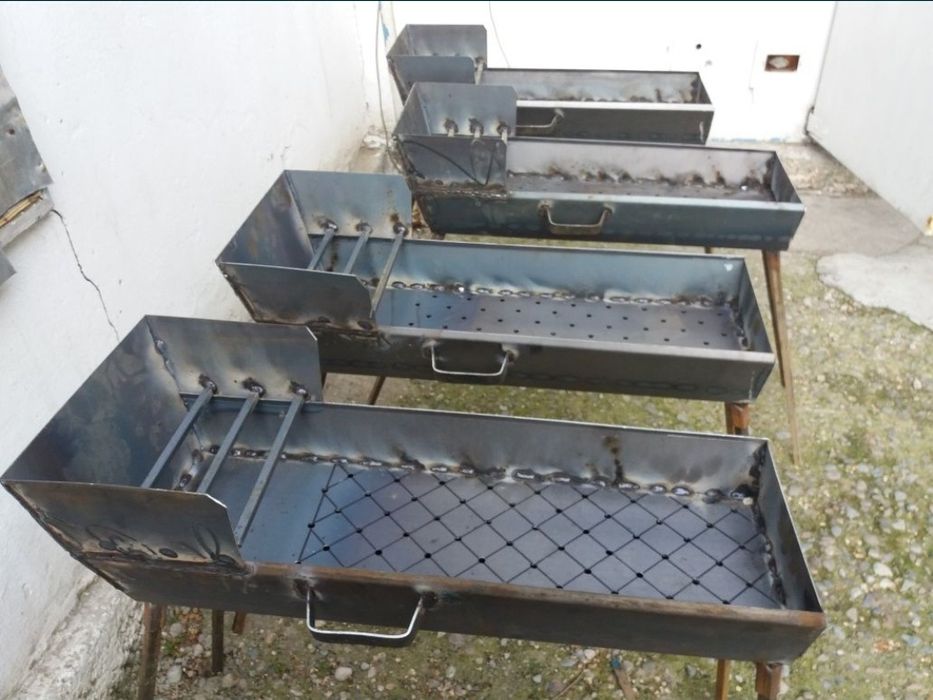 Мангал с съемными ножками 80×26