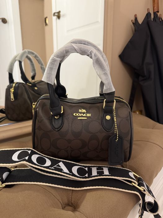 Сумка Coach в шоколадном цвете