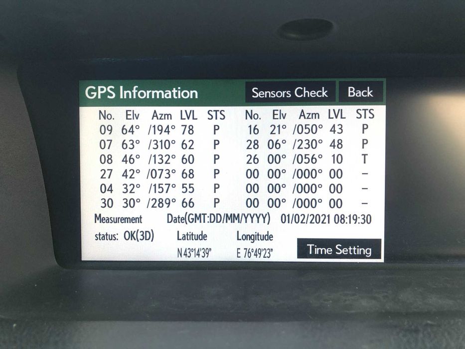 Lexus microSD навигация,