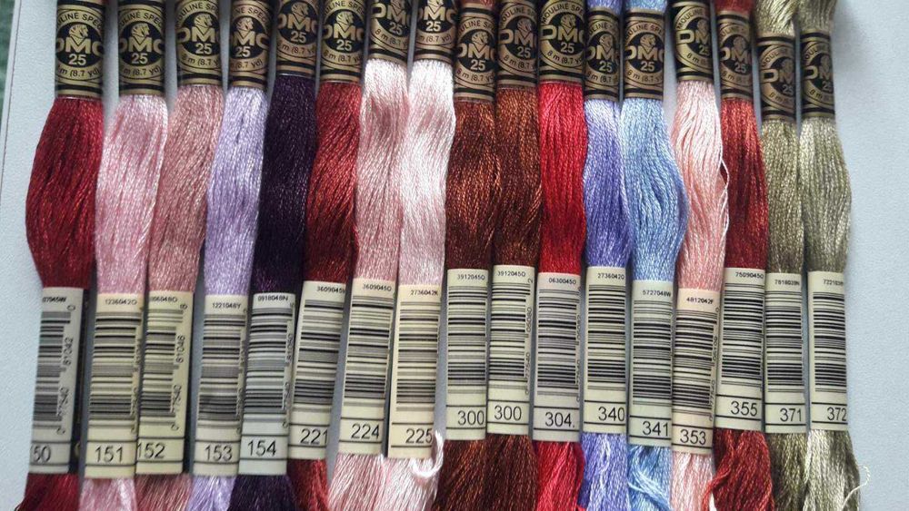 Памучно мулине DMC за бродерия,Метализирано и DMC Светещ конец мулине
