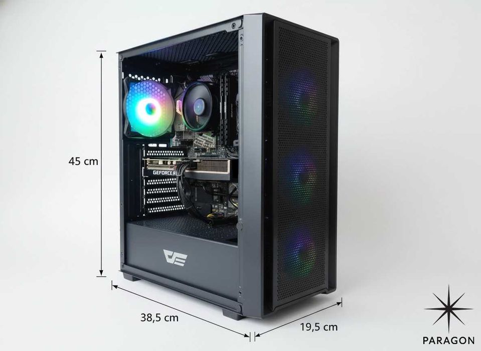 Геймърски компютър Ryzen 5 5600/RTX 5060/16 GB RAM/512GB SSD