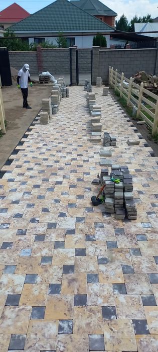 Укладка брусчатки