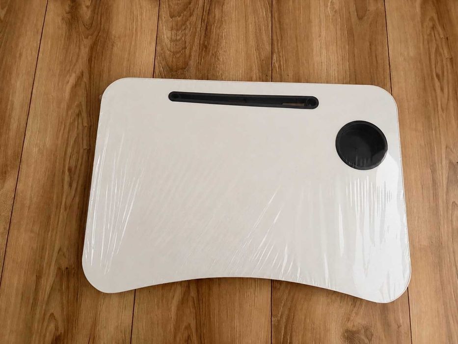 Masa/suport laptop pentru pat – noua, sigilata, alba
