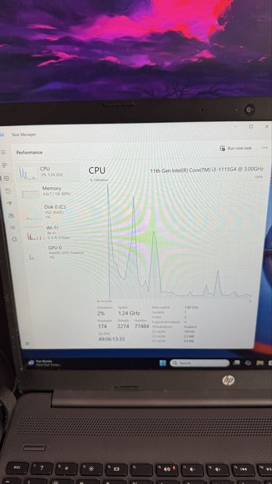 Laptop HP 250 G8 cu Intel Core i3 (gen 11) 115G4, 15.6”