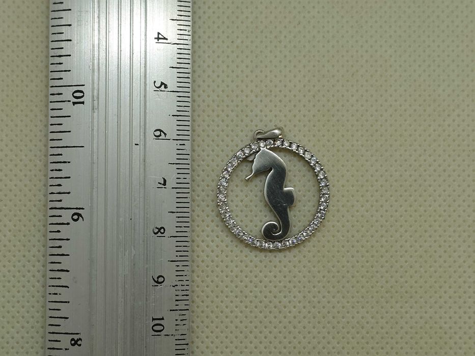 Pandantiv Argint 925 „Căluț de Mare” – Semnat SEZGIN SILVER