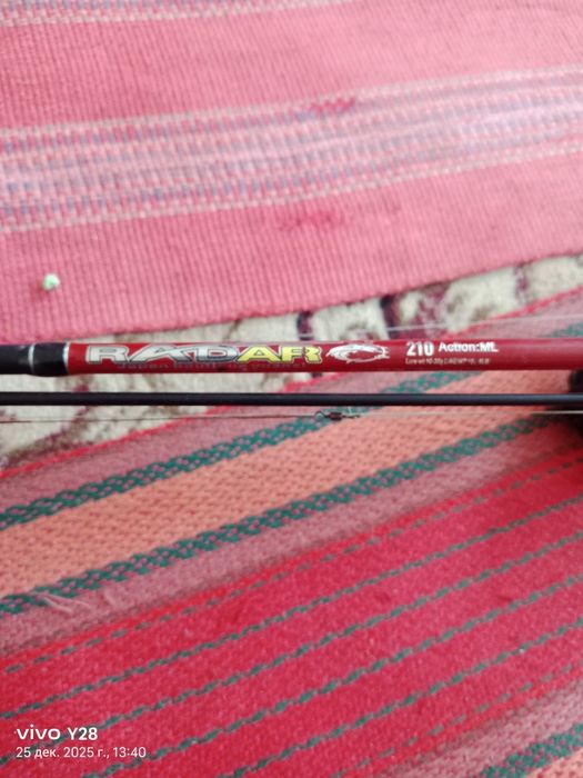 Спининг карбон  2..10 тест 10 30