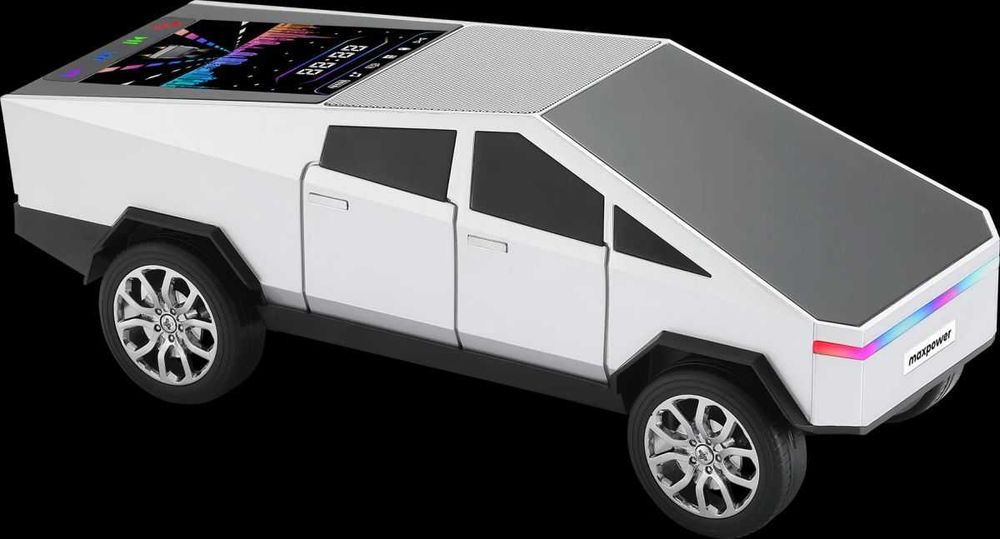 Boxa Bluetooth Tesla Cybertruck WS-580 cu lumini LED ecran touch