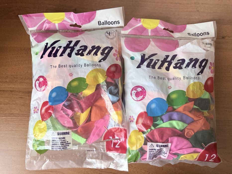 Воздушные шары 2 упаковки