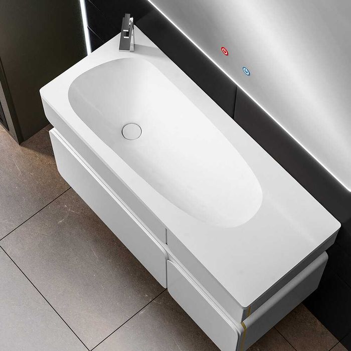 Комплект за баня ROMA WHITE 100 см