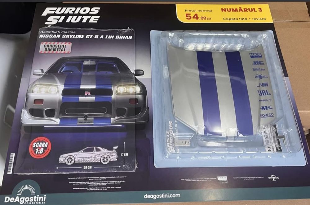 DeAgostini Furios si Iute - 42 reviste sigilate - Nissan Skyline GT-R Brian