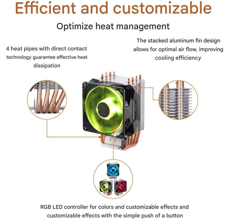 Cooler CPU cu led, Cooling Master