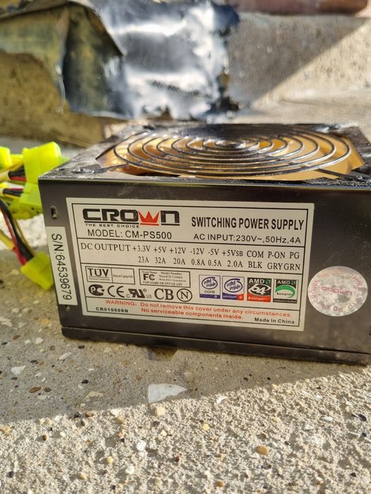 Импульсный блок питания Crown Micro CM-PS500