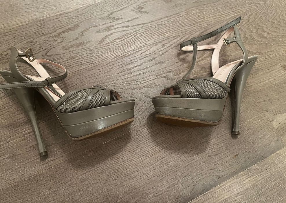 Sandale de piele Versace 36