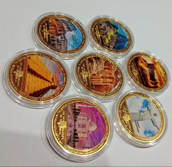 Монети седемте чудеса на света