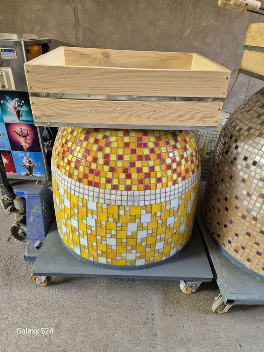 Дайын Тандыр, арба устинде