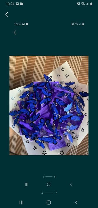 Букеты из бабочек