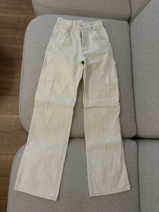 Jeans wide leg tip cargo H&M