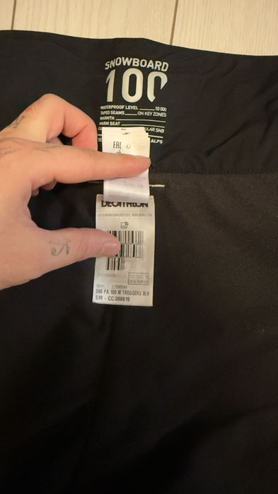 Pantaloni snowboard Decathlon