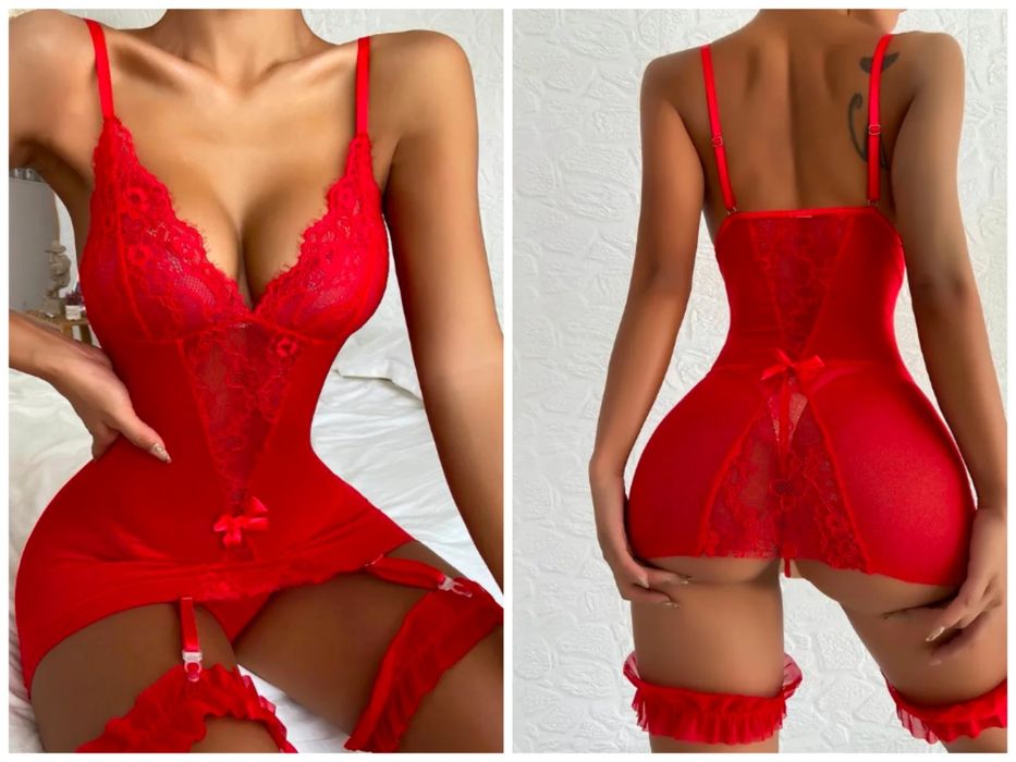 Costum sexy / Lenjerie Sexy Dantela Marimi S, M, L, XL