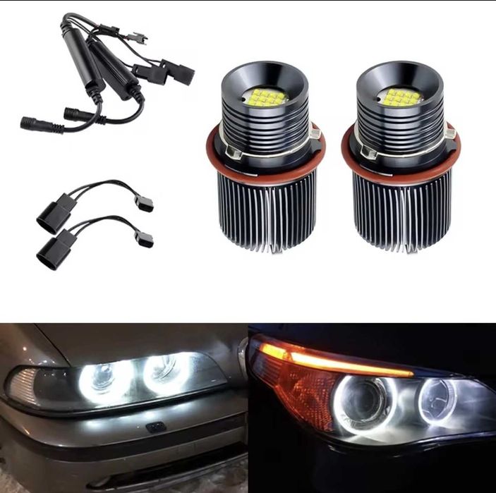 Bec LED–Angel Eyes–BMW–E87 X3 E83 E39 E60 E61 E63 E64 E65 E66 X5 E53 +