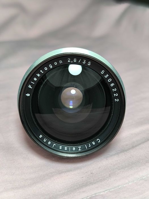 obiectiv Carl Zeiss Jena Flektogon 2,8/35 Werra vintage aparate foto