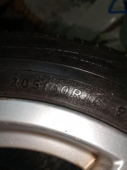 Алуминиеви джанти с гуми 16" за vw