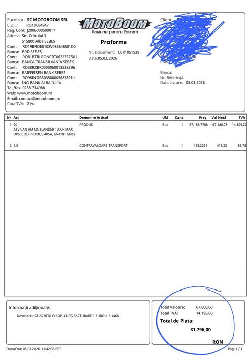 Can-am outlander 1000R MAX DPS