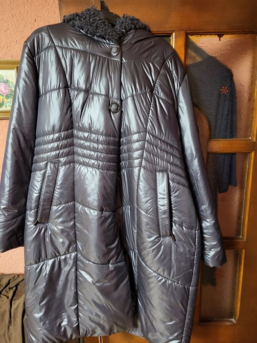 Geaca dama marimea 54 poloneza cu pana gasca