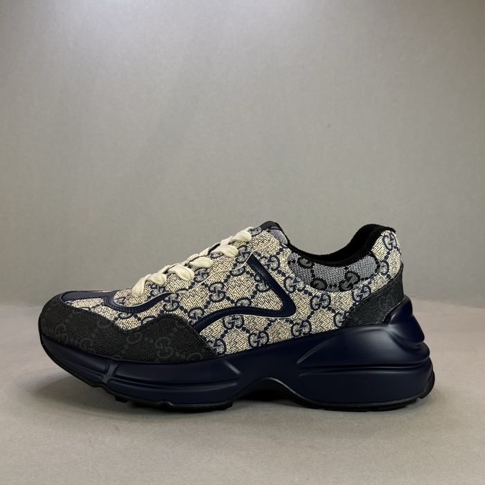 Gucci Rhyton "Navy Beige"! НОВИ!