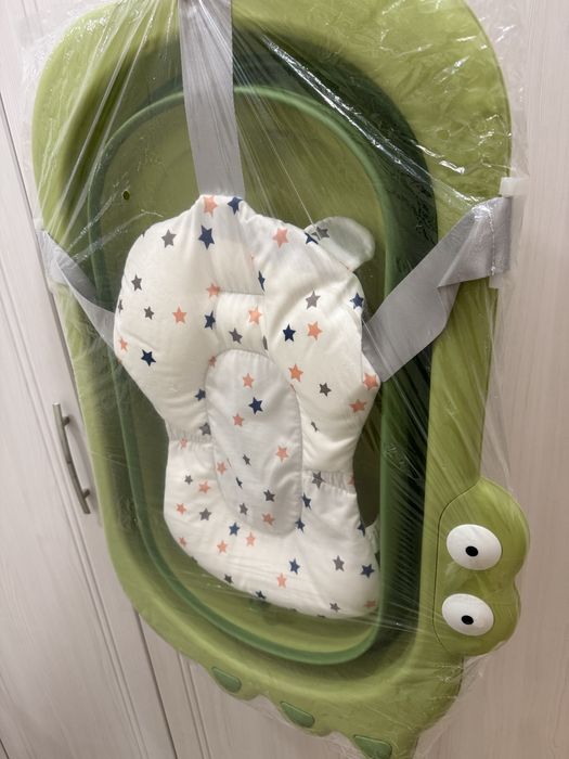 Cadita bebelusi pliabila cu perna de sustinere