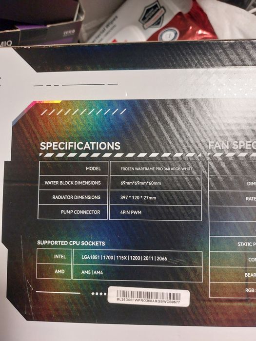 Cooler lichid cu display  Thermalright Frozen Warframe Pro 360 white!