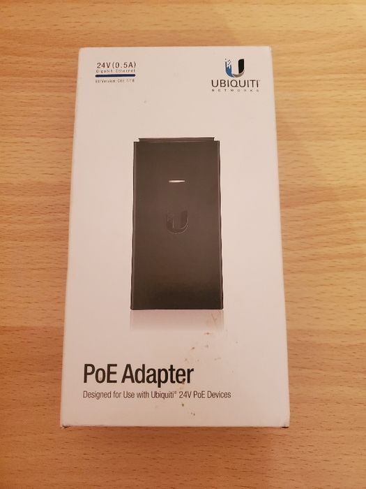 Адаптер PoE Ubiquity PoE-24-12W-0.5A Gigabit