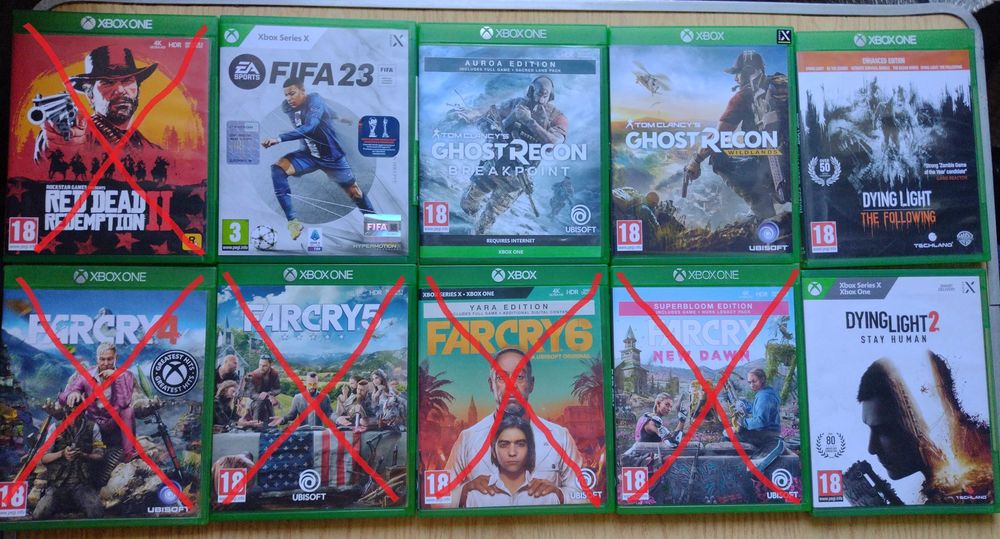 Pachet de jocuri pentru consola XboxOne.