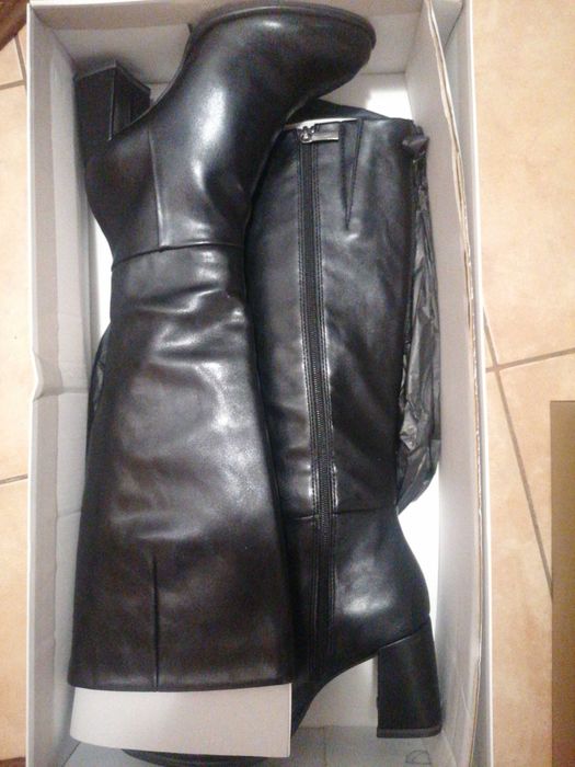 Cizme lungi cu toc, Tamaris, numarul 37