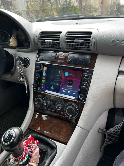 Mercedes W203 8" Мултимедия / Android 15 Мерцедес Ц C-Class Навигация