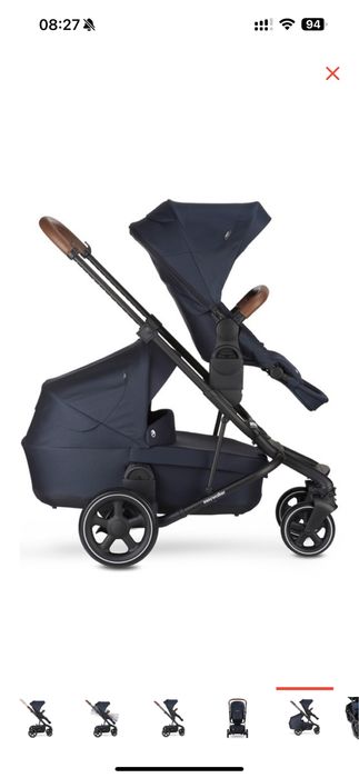 Коляска Easywalker Harvey3 premium в синем цвете