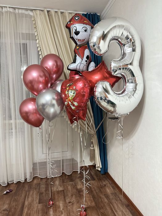 Гелий шарлар 700тг ден