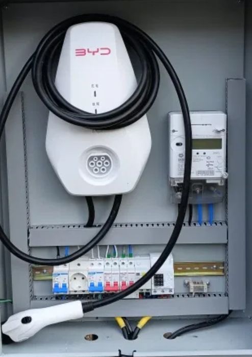 Установка зарядный устройства для электромобилей