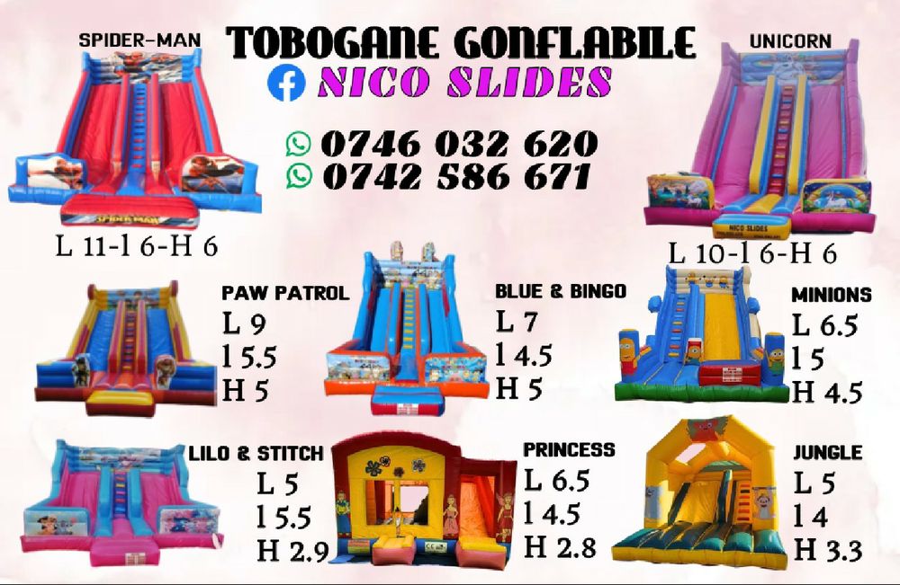 Nioc slides !!Tobogane gonflabile ORADEA!