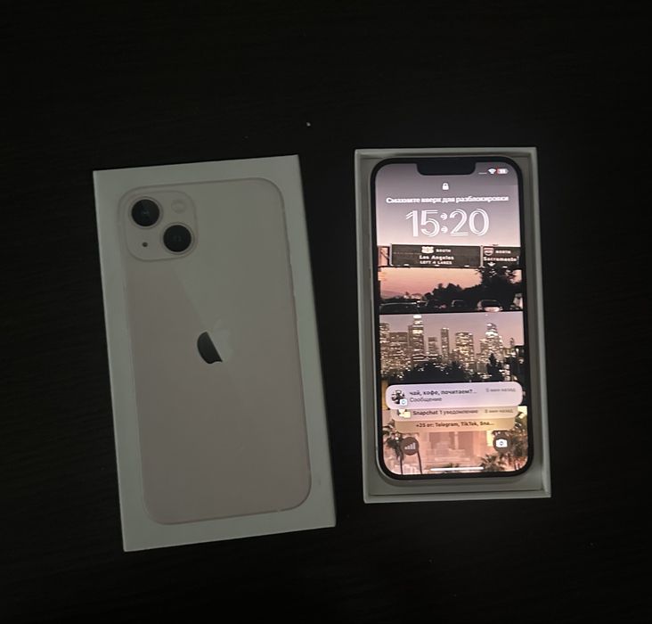 iPhone 13, 128 ГБ, белый
