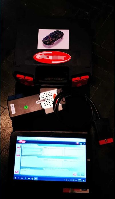 Kit tester auto multimarca blueth + TABLETA Panasonic Turisme&Camioane