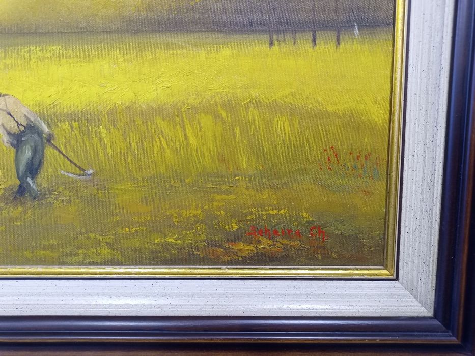 Маслен пейзаж Косач – силна символика в луксозна рамка“