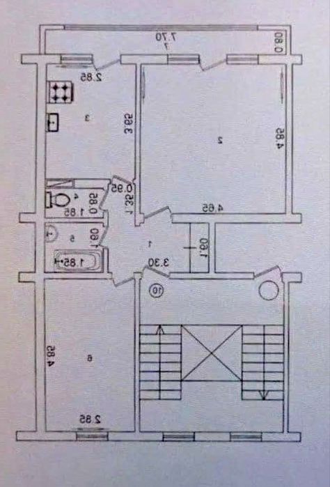 Qora Qamish 2/5, 2-xonali kvartira 2/8/9 (ор. A’lo)