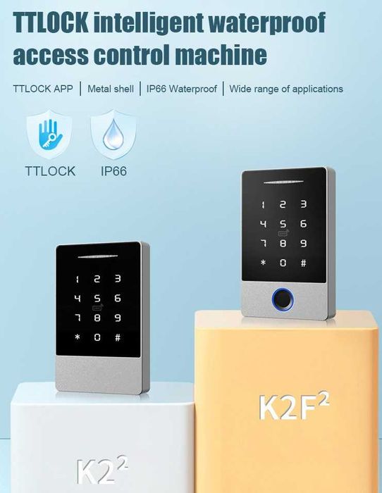 Sistem Control Access TTLOCK panou K2-2, IP66, bolt / magnet